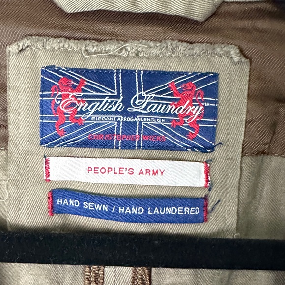 English Laundry Women’s Montgomery Cotton Blazer Green Size Large NEW - Picture 3 of 10